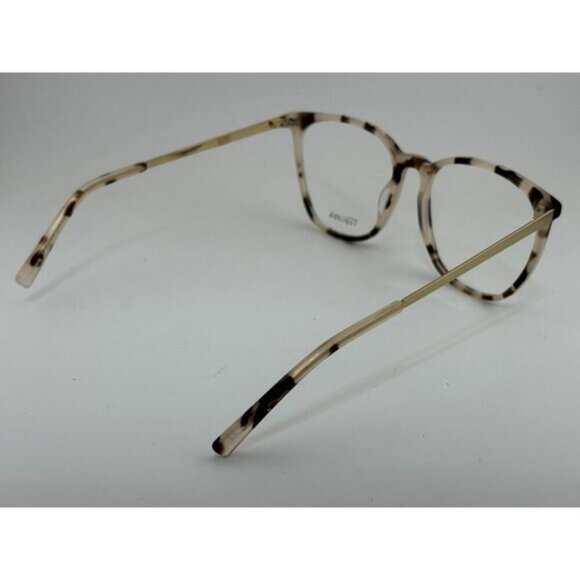 TOPLOOK - Hlaire 54-17-140  A4 Cream & Brown Tortoise Oversized Glasses Frames - Picture 4 of 7